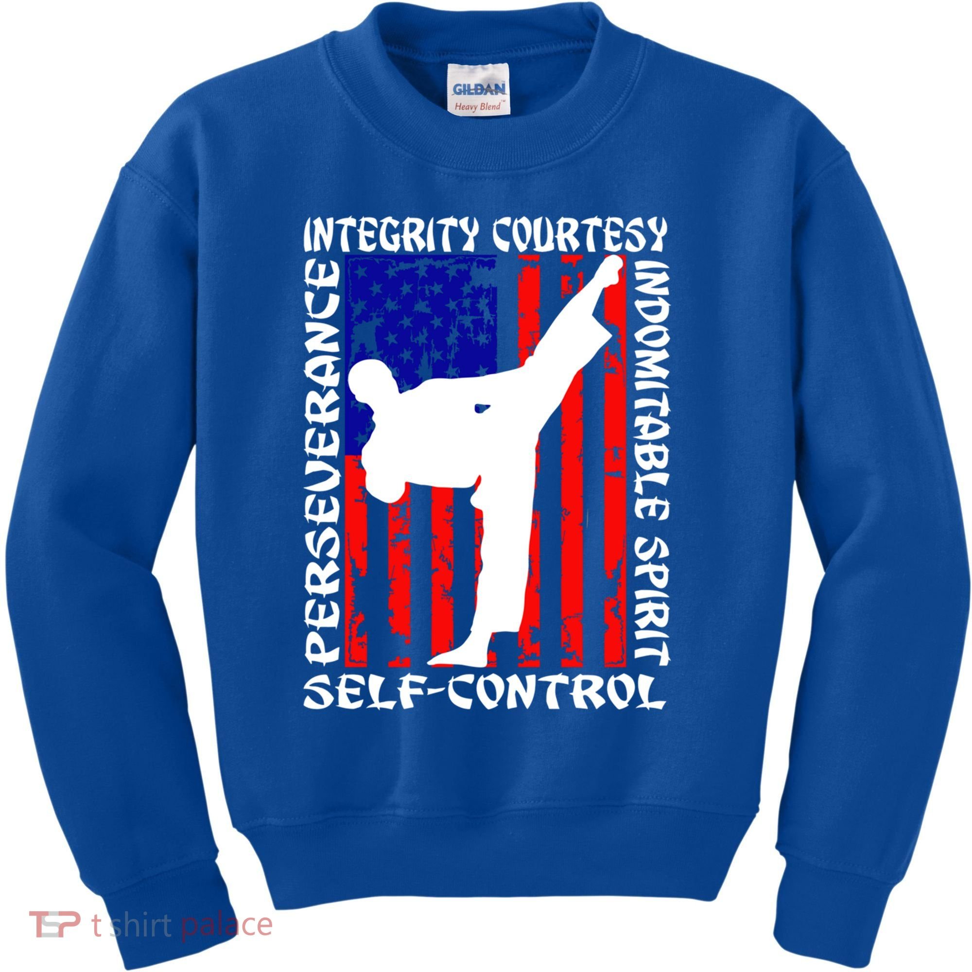 5 Tenets Of Taekwondo Martial Arts Gift Kids Sweatshirt