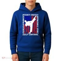 5 Tenets Of Taekwondo Martial Arts Gift Kids Hoodie thumb 4