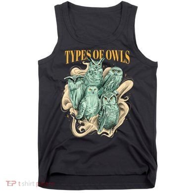 5 Types Of Owls Tank Top
