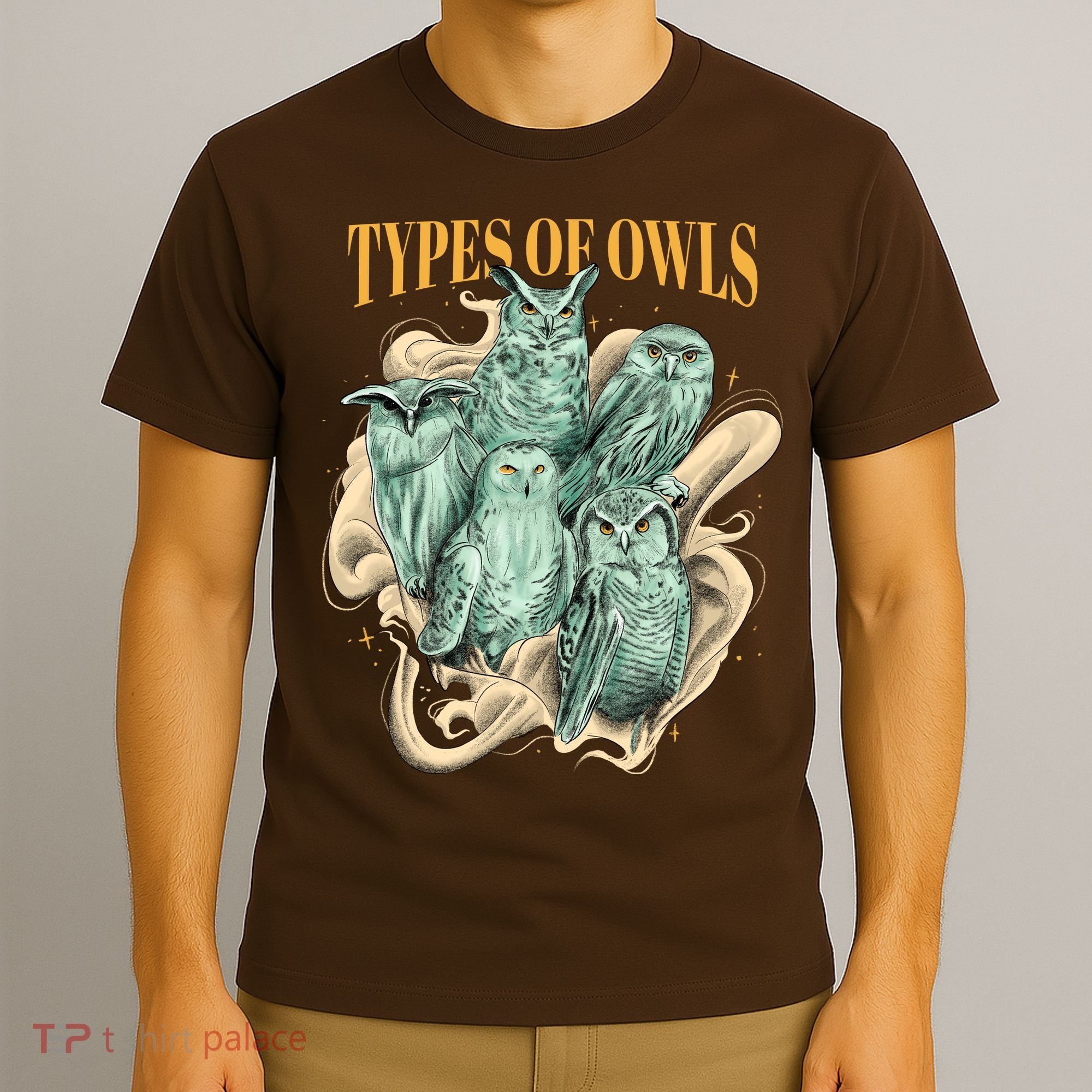 5 Types Of Owls T-Shirt