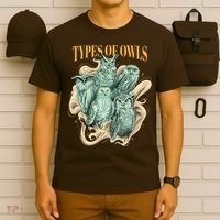 5 Types Of Owls T-Shirt thumb 6