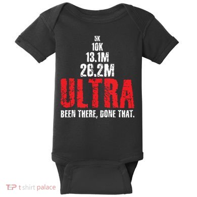 5k To Ultra Running Marathon Trail Runner Baby Bodysuit