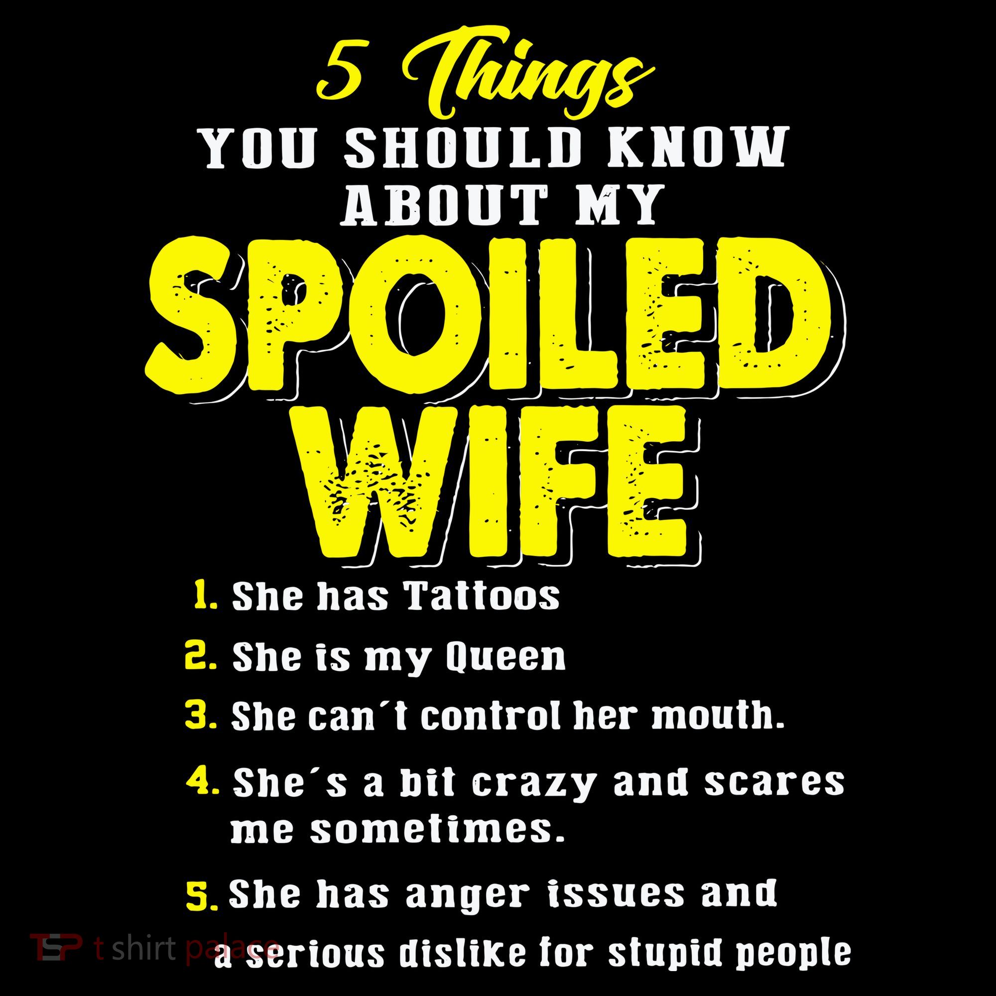 5 Things You Should Know About My Spoiled Wife Mousepad