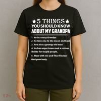 5 Things You Know About My Grandpa He Is My Grandpa Shirt T-Shirt thumb 4