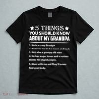5 Things You Know About My Grandpa He Is My Grandpa Shirt T-Shirt thumb 5