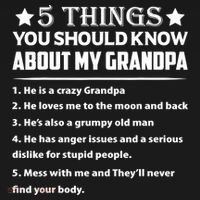 5 Things You Know About My Grandpa He Is My Grandpa Shirt Polo thumb 3