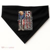5 Things You Dont Mess With For Proud Patriotic American USA-Made Doggie Bandana thumb 0
