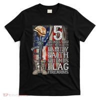 5 Things You Dont Mess With For Proud Patriotic American T-Shirt thumb 0