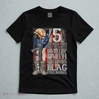 5 Things You Dont Mess With For Proud Patriotic American T-Shirt thumb 5