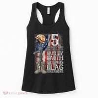 5 Things You Dont Mess With For Proud Patriotic American Women's Tank Top thumb 0