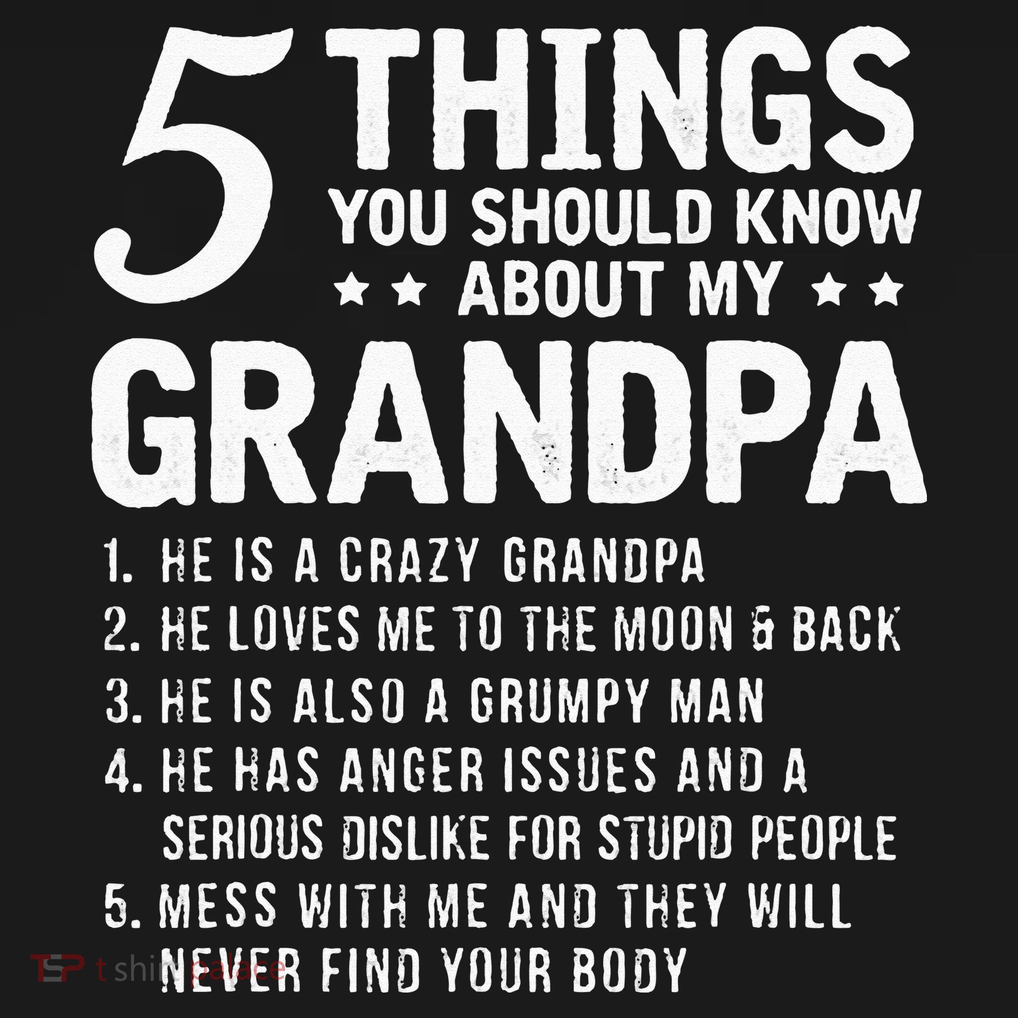 5 Things You Should Know About My Grandpa Funny Grampa Gift Women's Hoodie