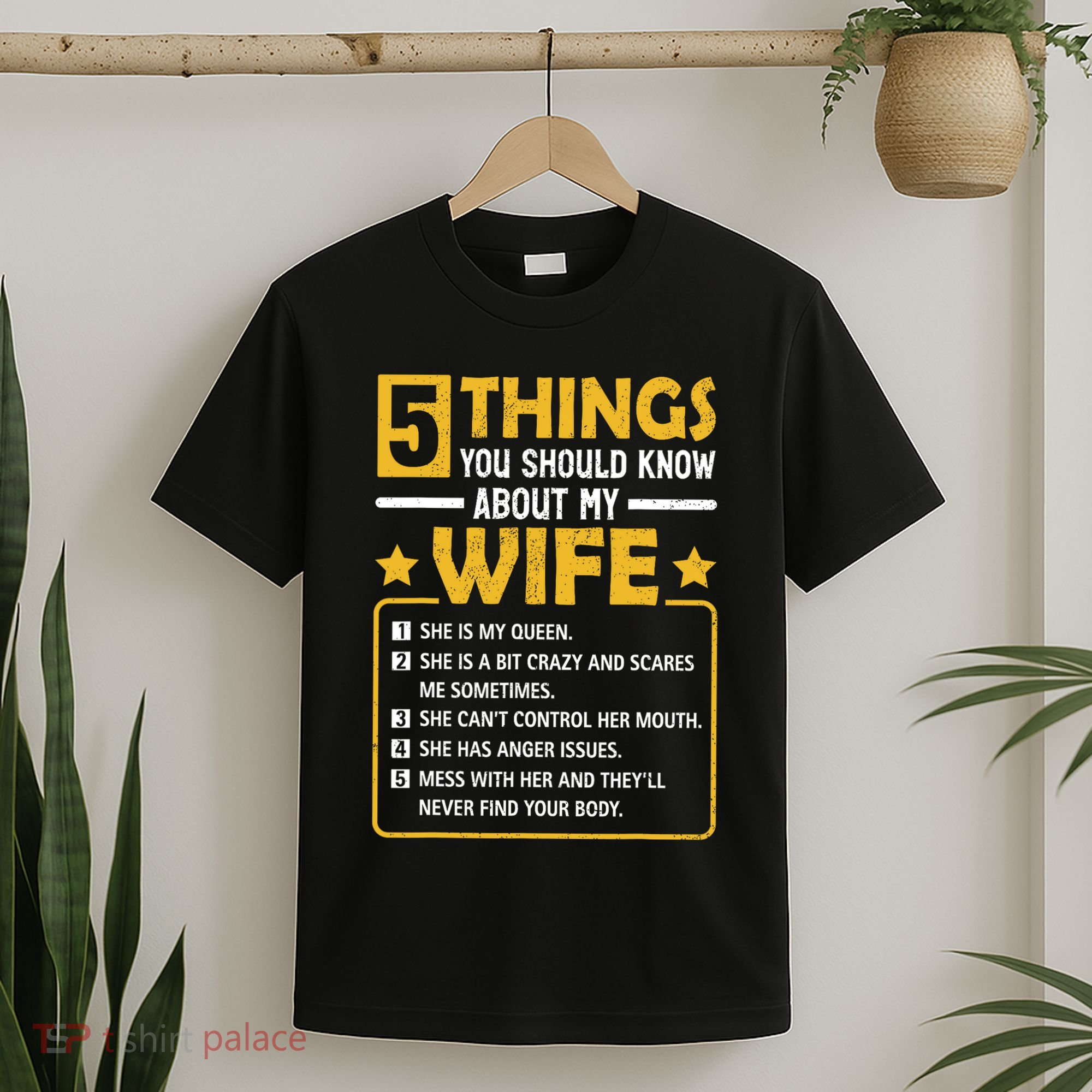5 Things You Should Know About My Wife Funny Mommy T-Shirt