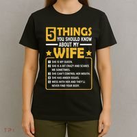 5 Things You Should Know About My Wife Funny Mommy T-Shirt thumb 4