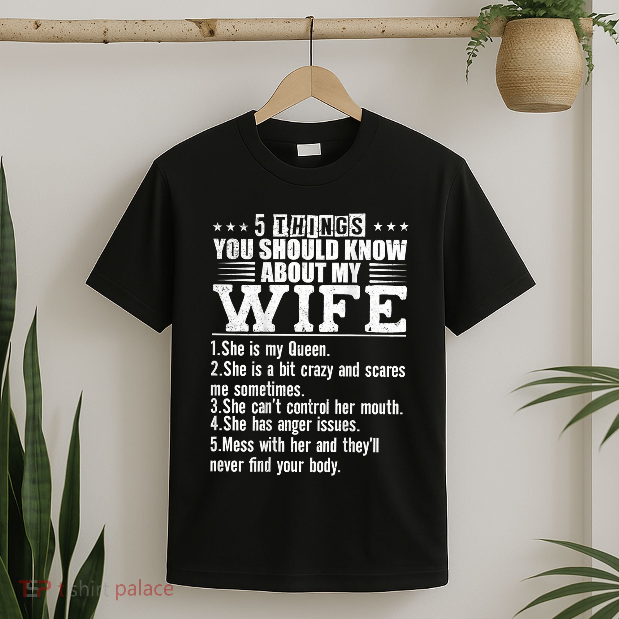 5 Things You Should Know About My Wife T-Shirt