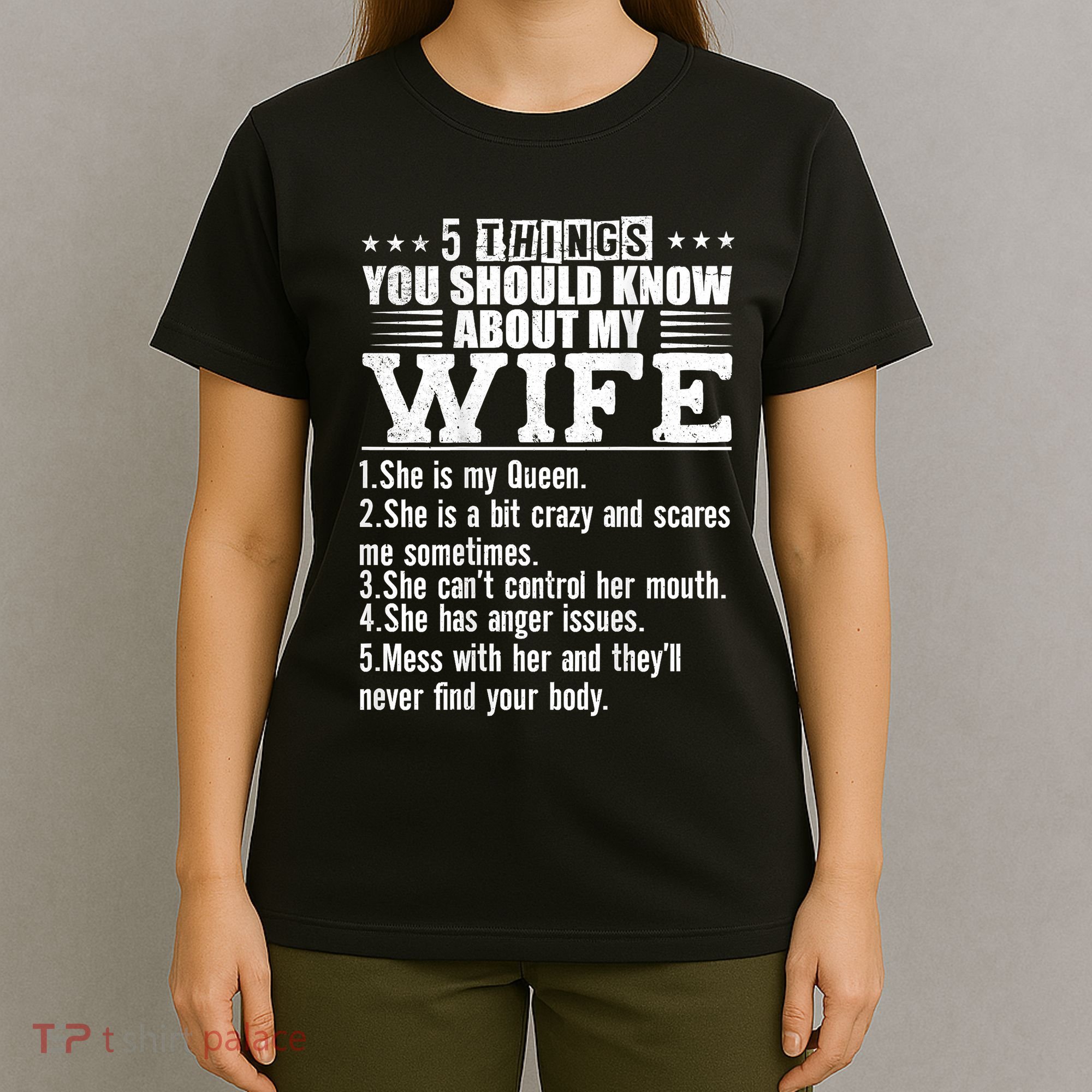 5 Things You Should Know About My Wife T-Shirt