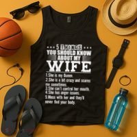 5 Things You Should Know About My Wife Tank Top thumb 4