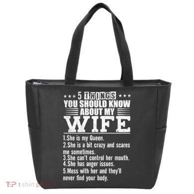 5 Things You Should Know About My Wife Tote Bag