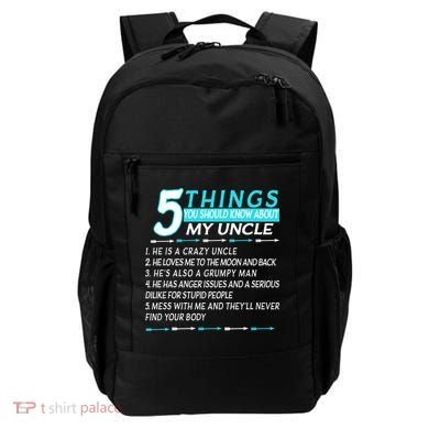 5 Things You Should Know About My Uncle Funny Backpack