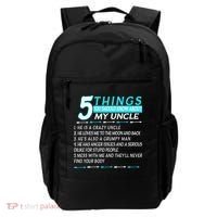 5 Things You Should Know About My Uncle Funny Backpack thumb 0