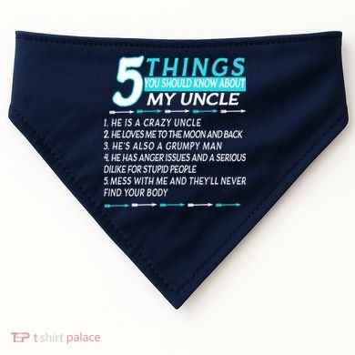 5 Things You Should Know About My Uncle Funny USA-Made Doggie Bandana
