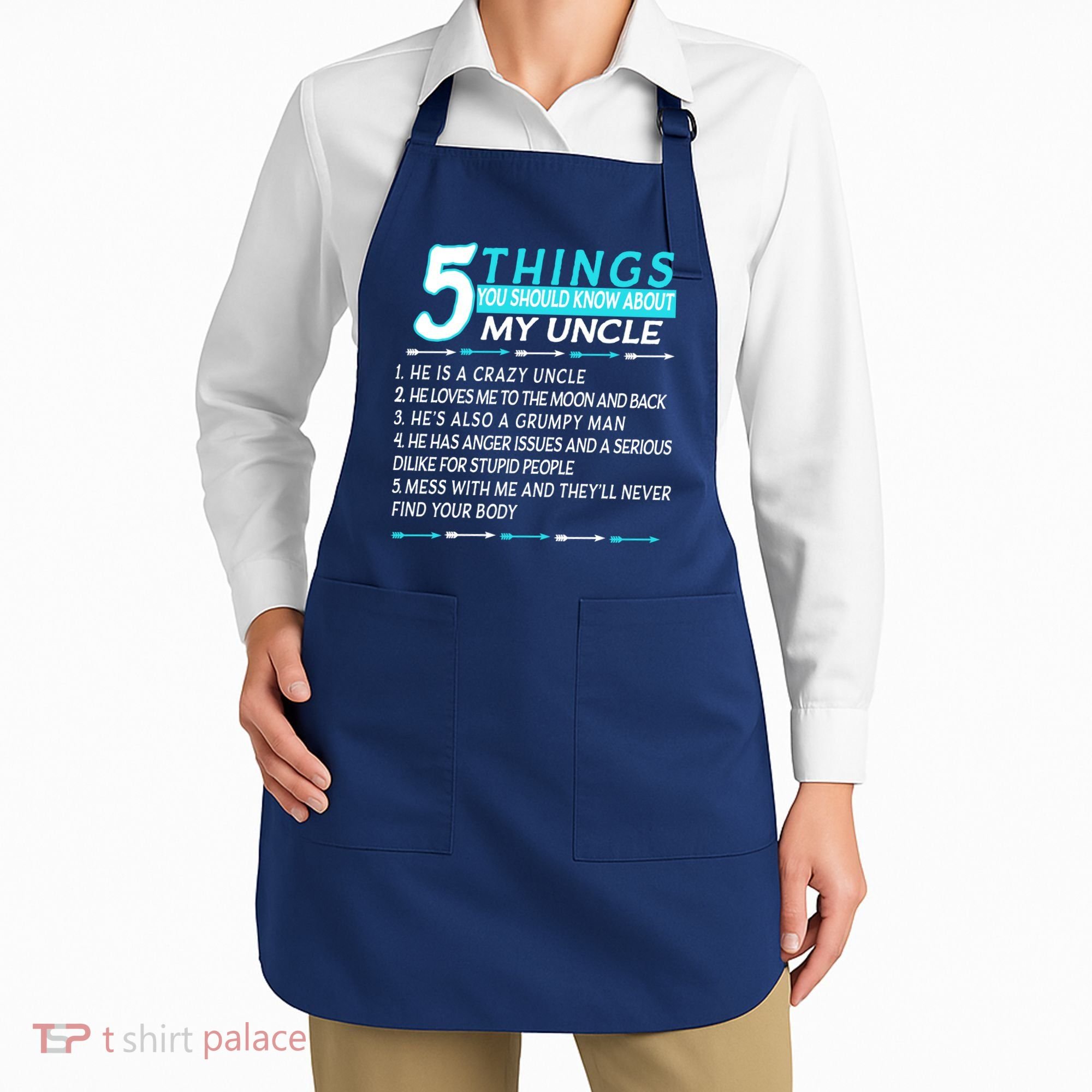 5 Things You Should Know About My Uncle Funny Apron