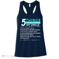 5 Things You Should Know About My Uncle Funny Women's Tank Top thumb 0
