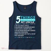 5 Things You Should Know About My Uncle Funny Tank Top thumb 2