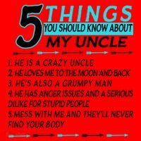 5 Things You Should Know About My Uncle Funny Santa Hat thumb 1