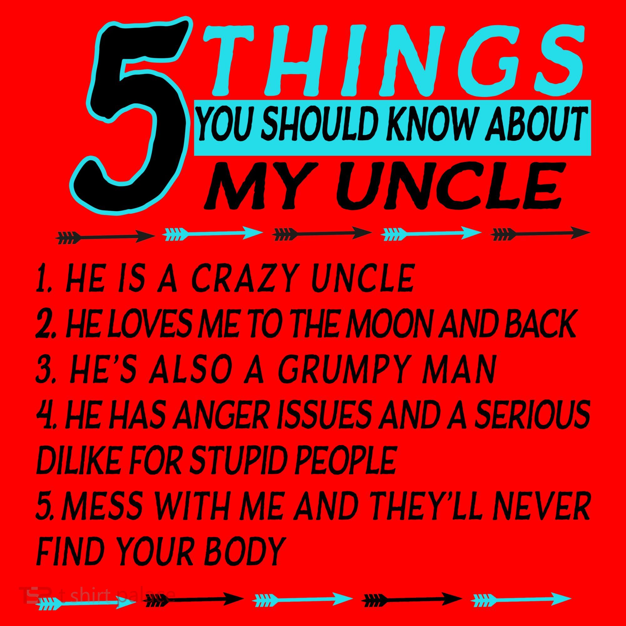 5 Things You Should Know About My Uncle Funny Santa Hat