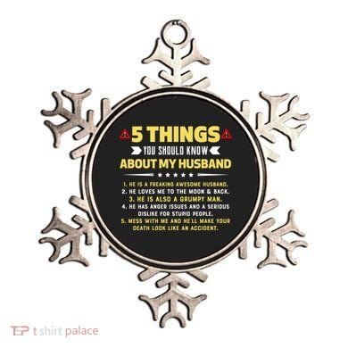 5 Things You Should Know About My Funny Husband Gift Meaningful Gift Ornament