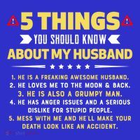5 Things You Should Know About My Funny Husband Gift Meaningful Gift Baby Bodysuit thumb 2