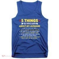 5 Things You Should Know About My Funny Husband Gift Meaningful Gift Tank Top thumb 0
