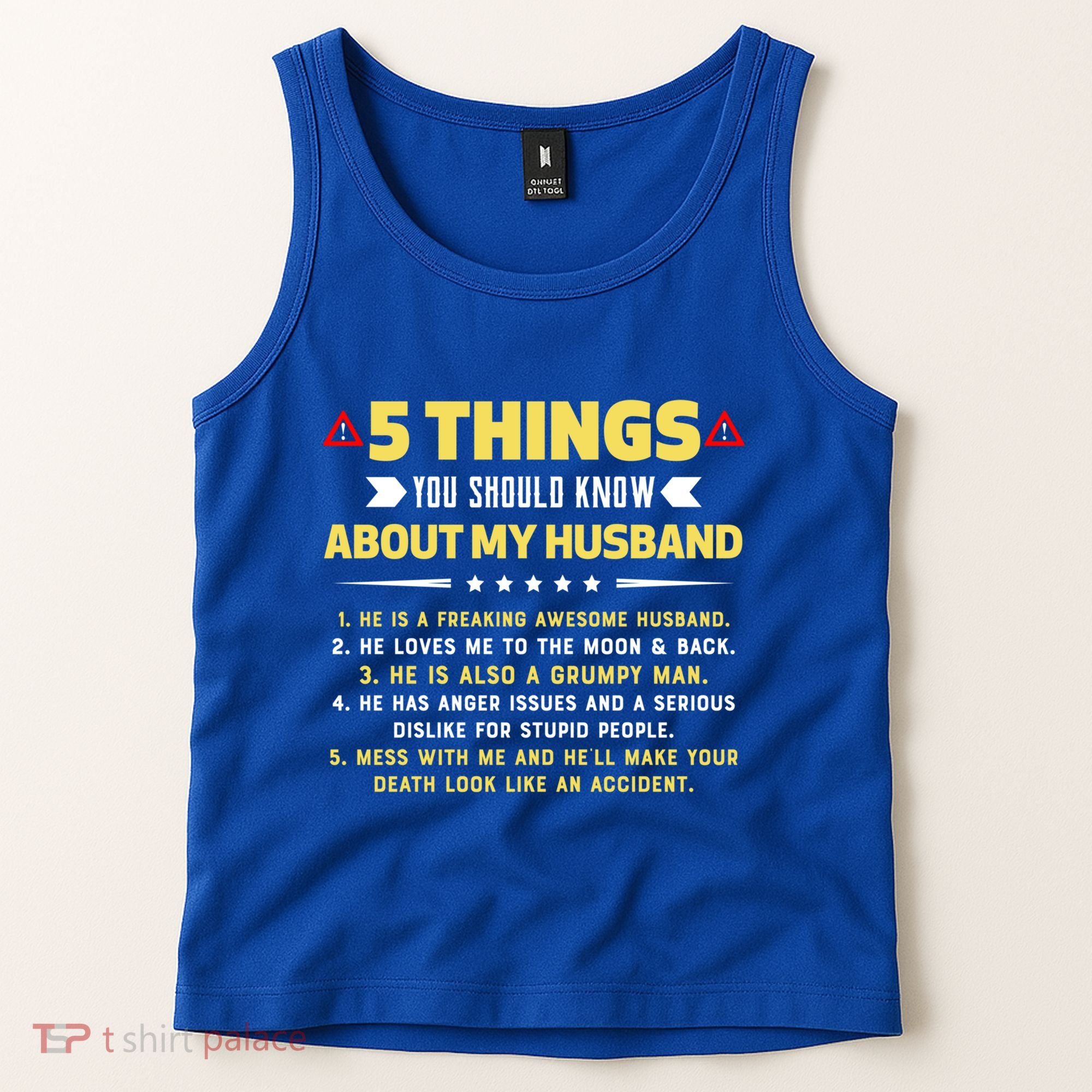 5 Things You Should Know About My Funny Husband Gift Meaningful Gift Tank Top