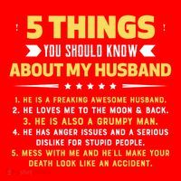 5 Things You Should Know About My Funny Husband Gift Meaningful Gift Santa Hat thumb 1