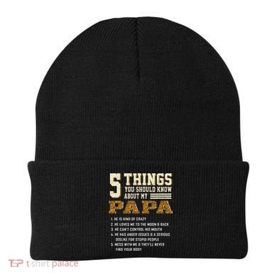 5 Things You Should Know About My Papa Father's Day Beanie