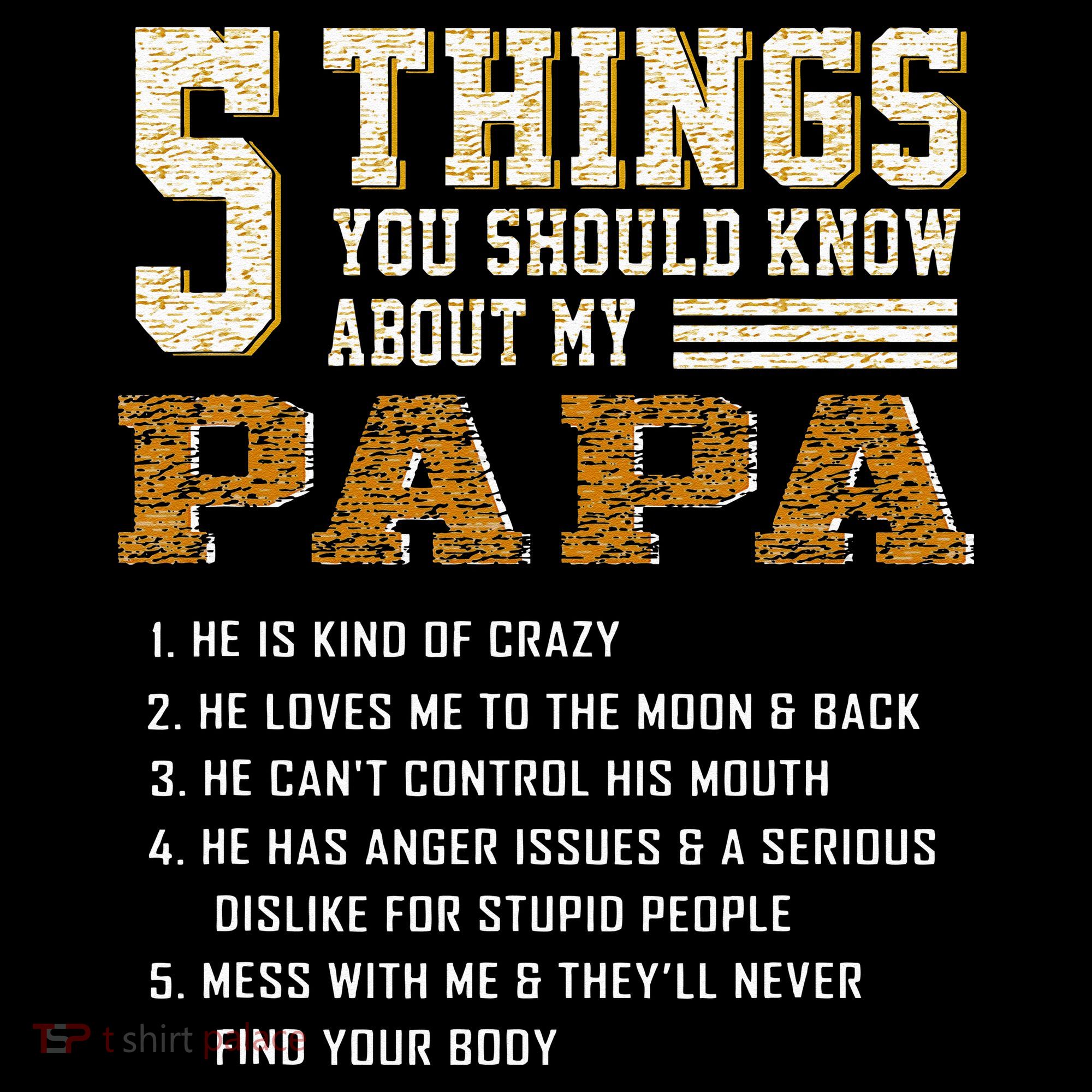 5 Things You Should Know About My Papa Father's Day Mousepad