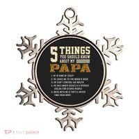 5 Things You Should Know About My Papa Father's Day Ornament thumb 0
