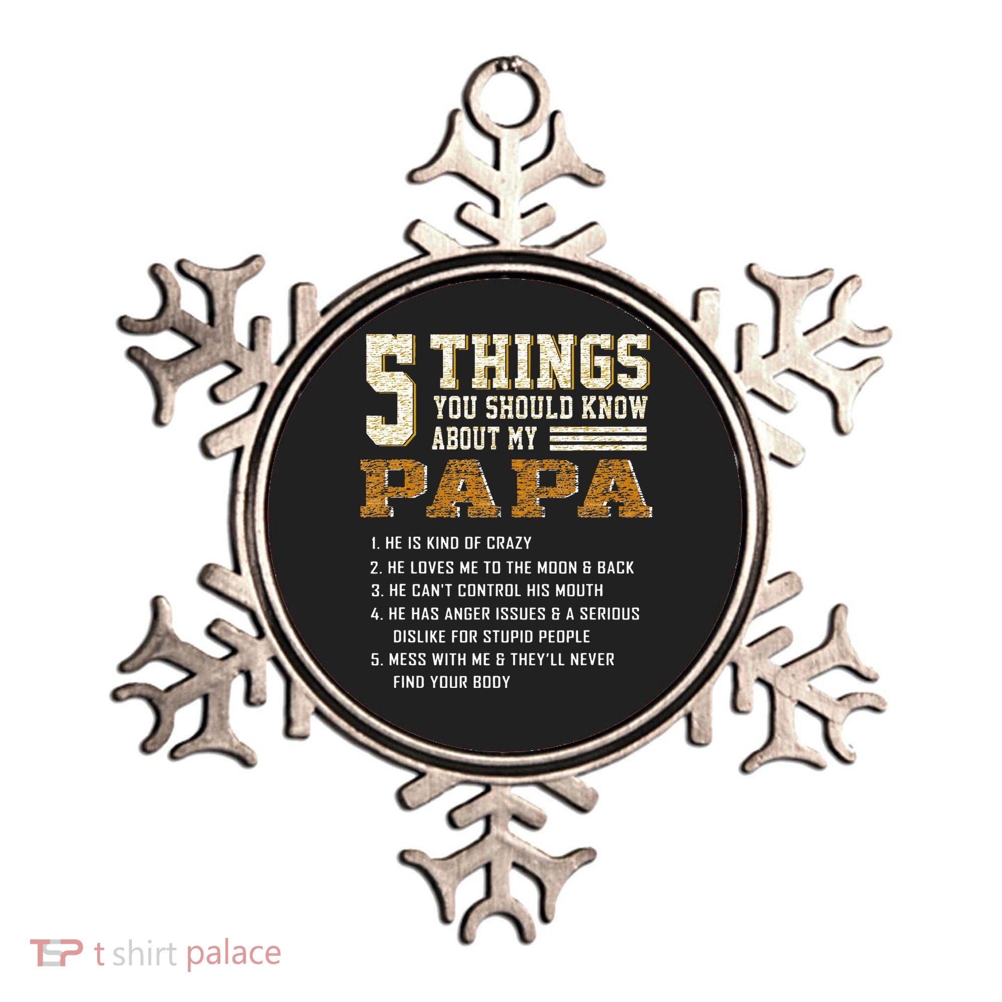 5 Things You Should Know About My Papa Father's Day Ornament
