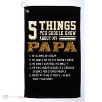 5 Things You Should Know About My Papa Father's Day Golf Towel thumb 0