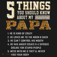 5 Things You Should Know About My Papa Father's Day Visor thumb 3