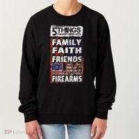5 Things You Dont Mess With For Proud Patriotic American Women's Sweatshirt thumb 0
