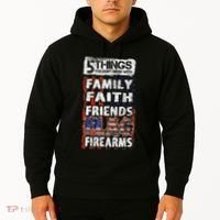 5 Things You Dont Mess With For Proud Patriotic American Hoodie thumb 2