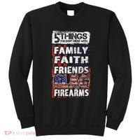 5 Things You Dont Mess With For Proud Patriotic American Sweatshirt thumb 0