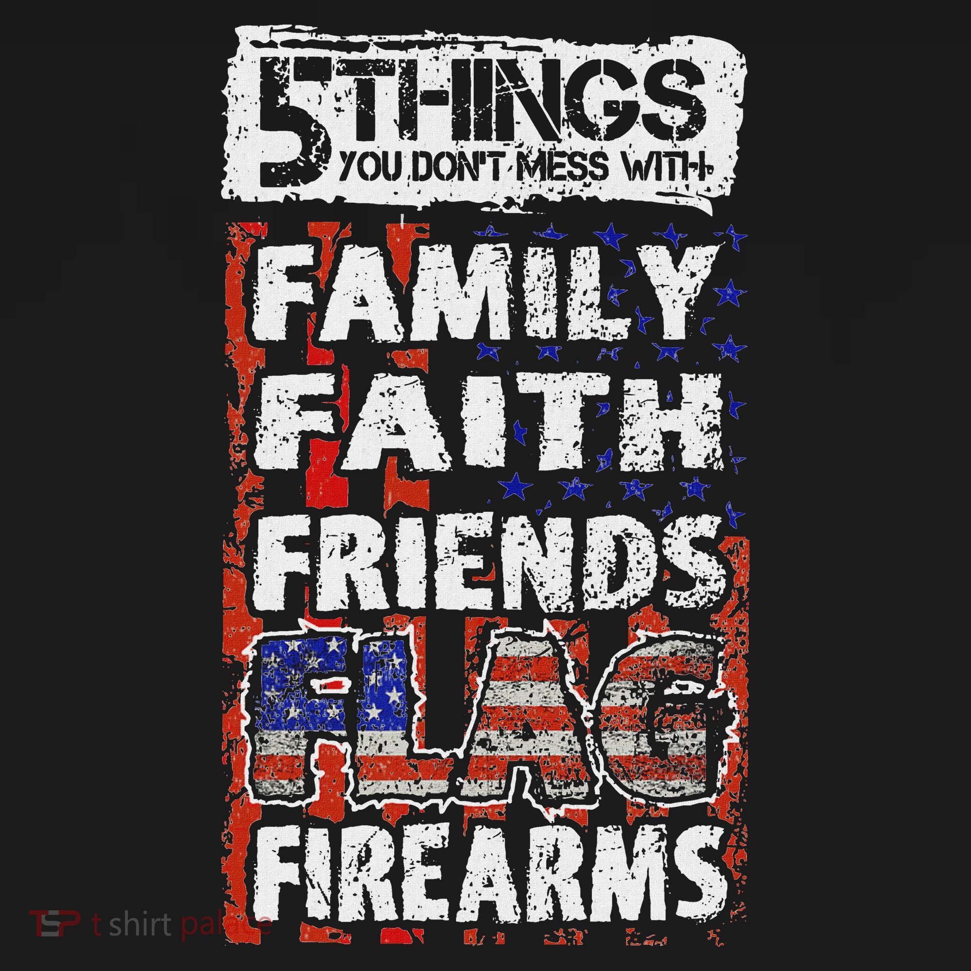 5 Things You Dont Mess With For Proud Patriotic American Toddler Hoodie