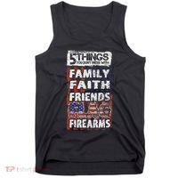 5 Things You Dont Mess With For Proud Patriotic American Tank Top thumb 0