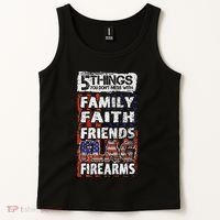 5 Things You Dont Mess With For Proud Patriotic American Tank Top thumb 2