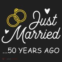 50th Wedding Anniversary Just Married 50 Years Ago Tumbler thumb 3