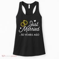 50th Wedding Anniversary Just Married 50 Years Ago Women's Tank Top thumb 0