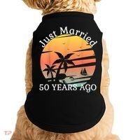 50th Wedding Anniversary Cruise Just Married 50 Years Doggie Tank thumb 0