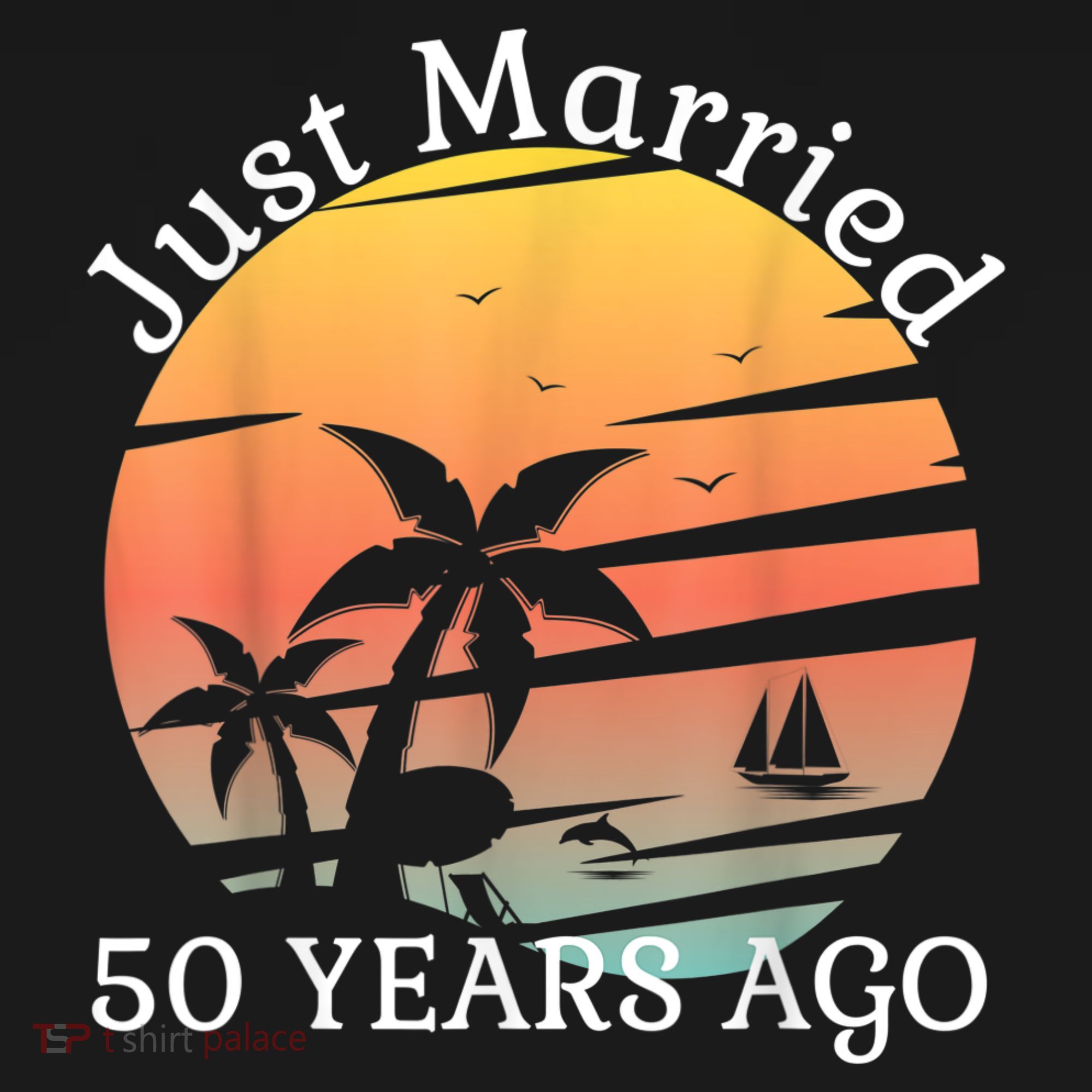 50th Wedding Anniversary Cruise Just Married 50 Years Women's Hoodie